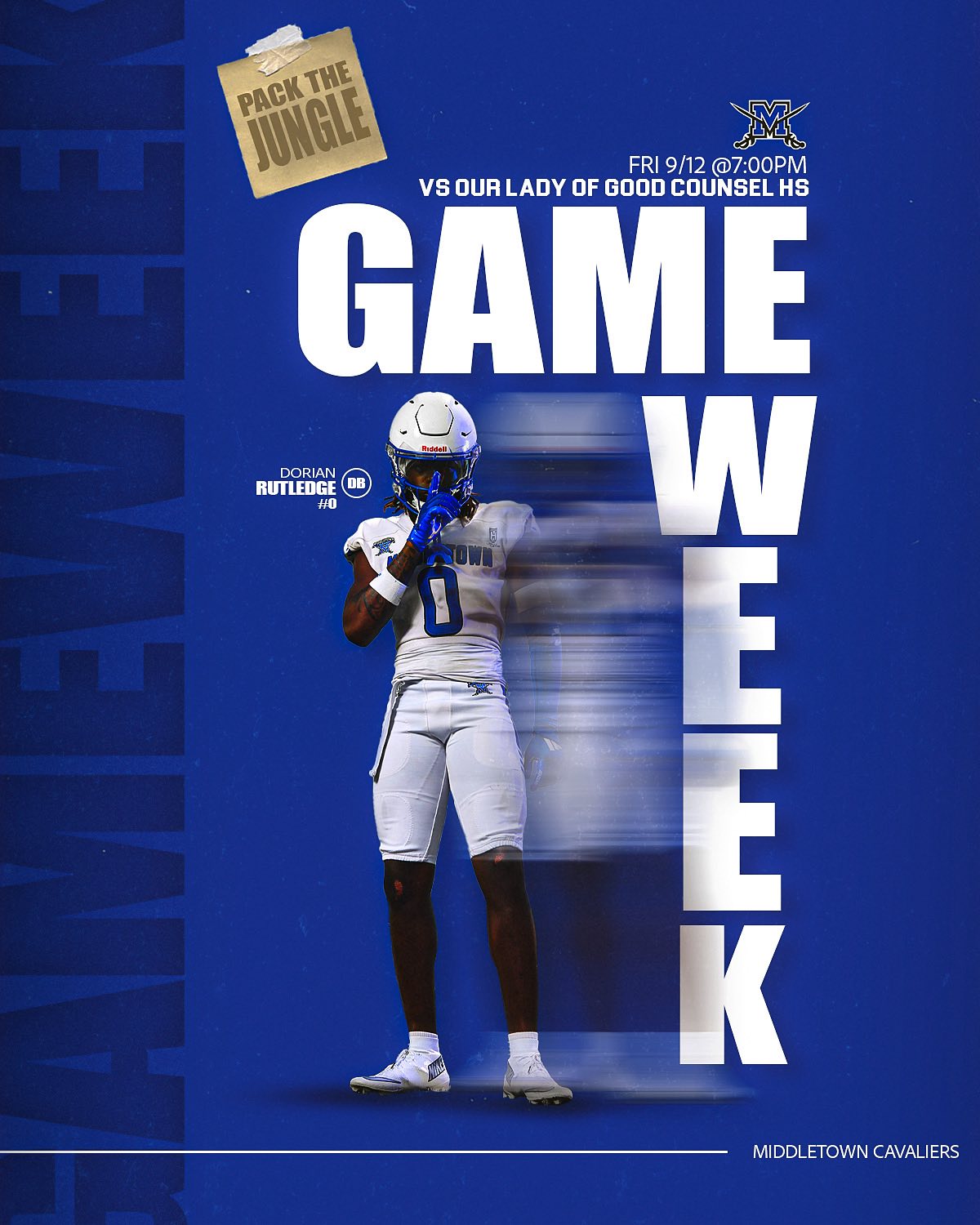 Middletown Cavaliers Football - One month from today we officially ...