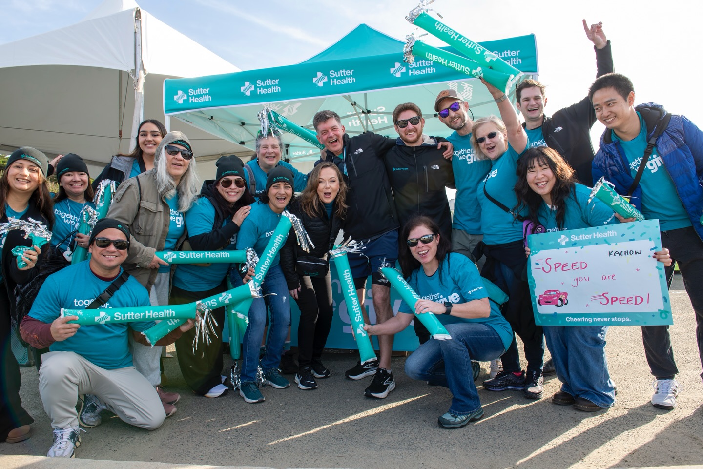 Wow, #TeamSutter and San Francisco showed out on Sunday! Thousands 