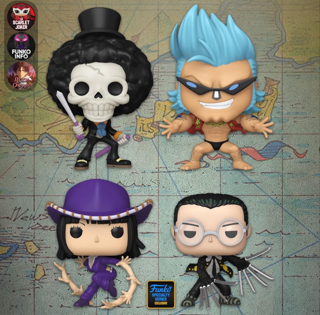 First look at new One Piece Pops! Preorder Monday. #funko