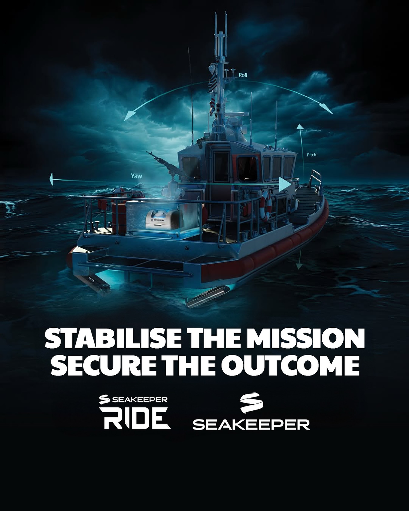 Seakeeper - We’re not just built for leisure, we’re built for duty. 🫡 ...