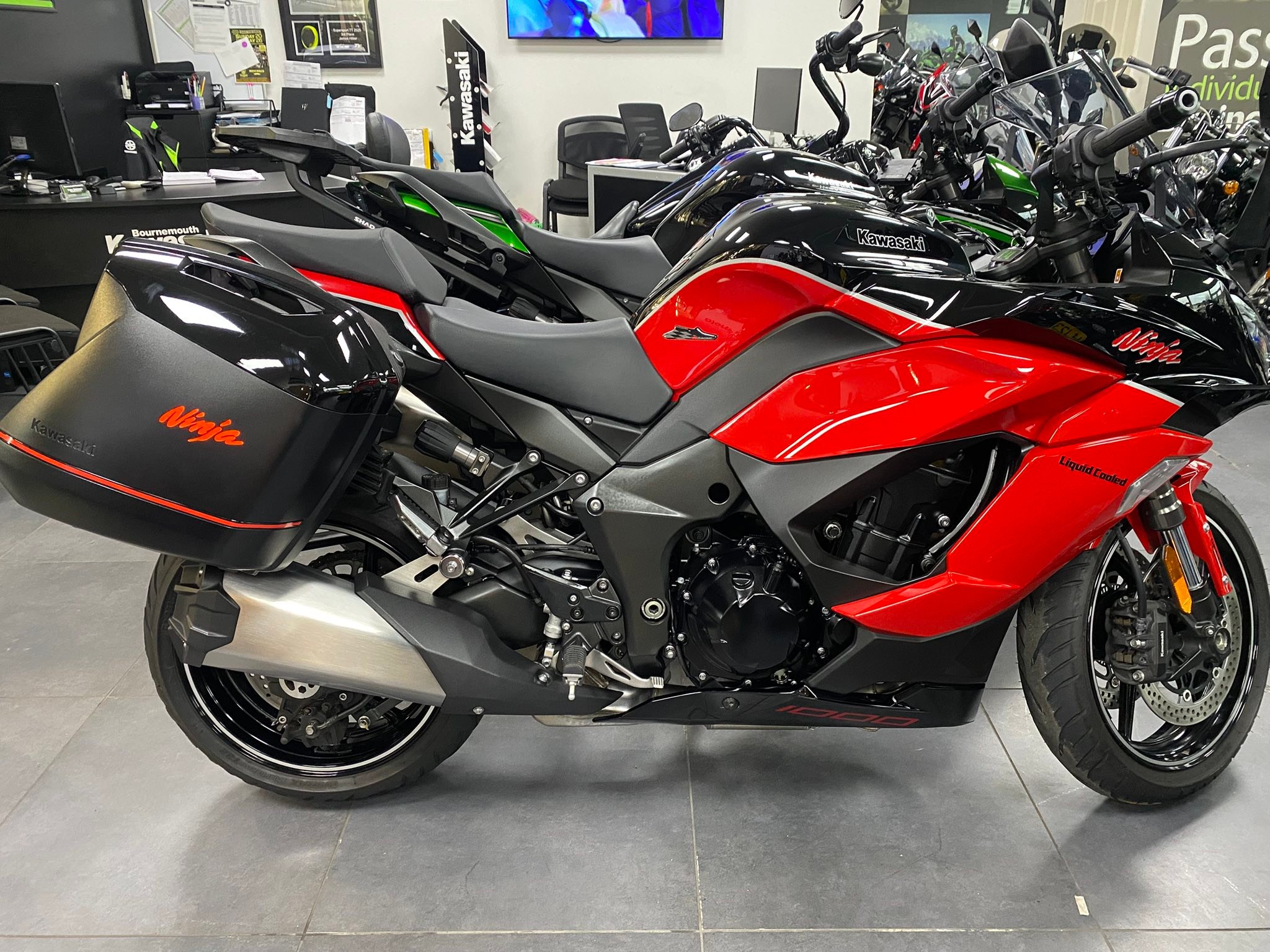 Here we have a couple of lovely Ninja 1000-SX models…….. 24 plate