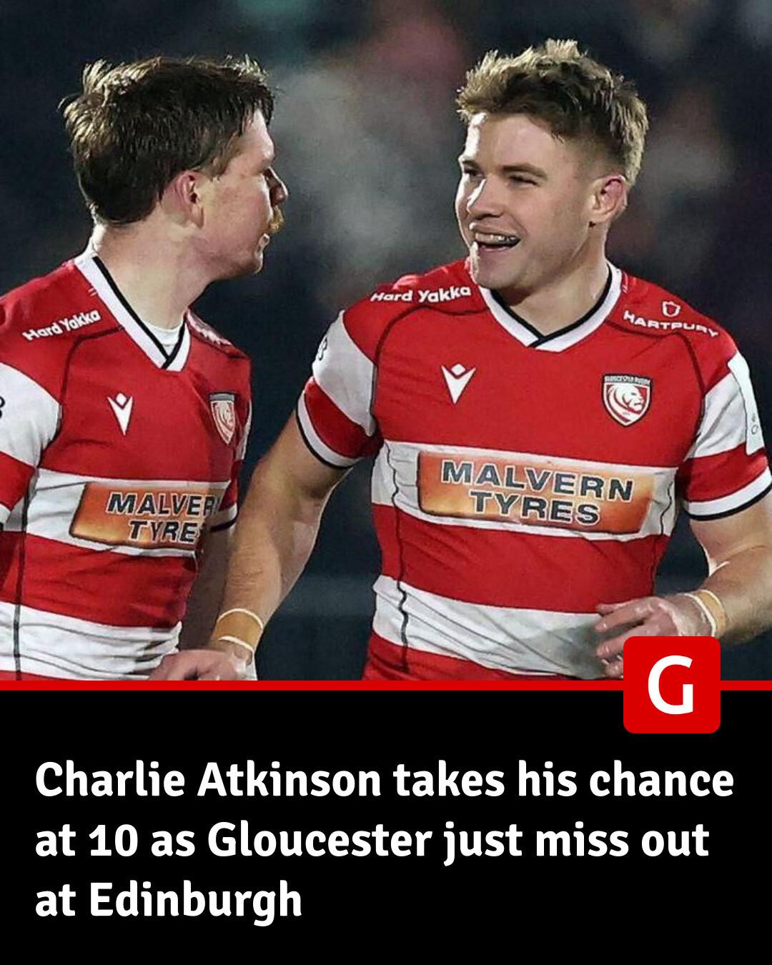 Gloucestershire - Gloucester Rugby were beaten 26-24 away at Edinburgh ...