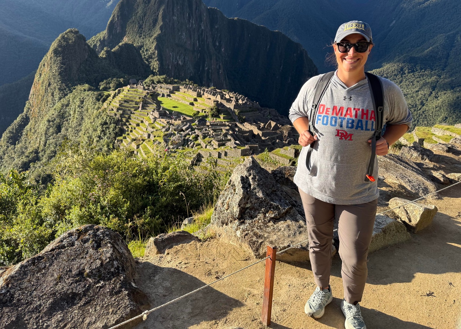 DeMatha - After hiking along the Inca Trail in Peru's Andes Mountains ...