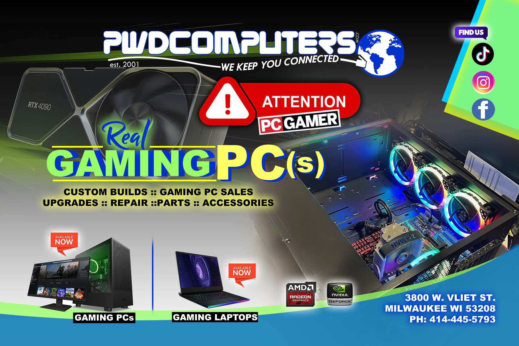 Pwdcomputers Therealcomputerman | Milwaukee WI