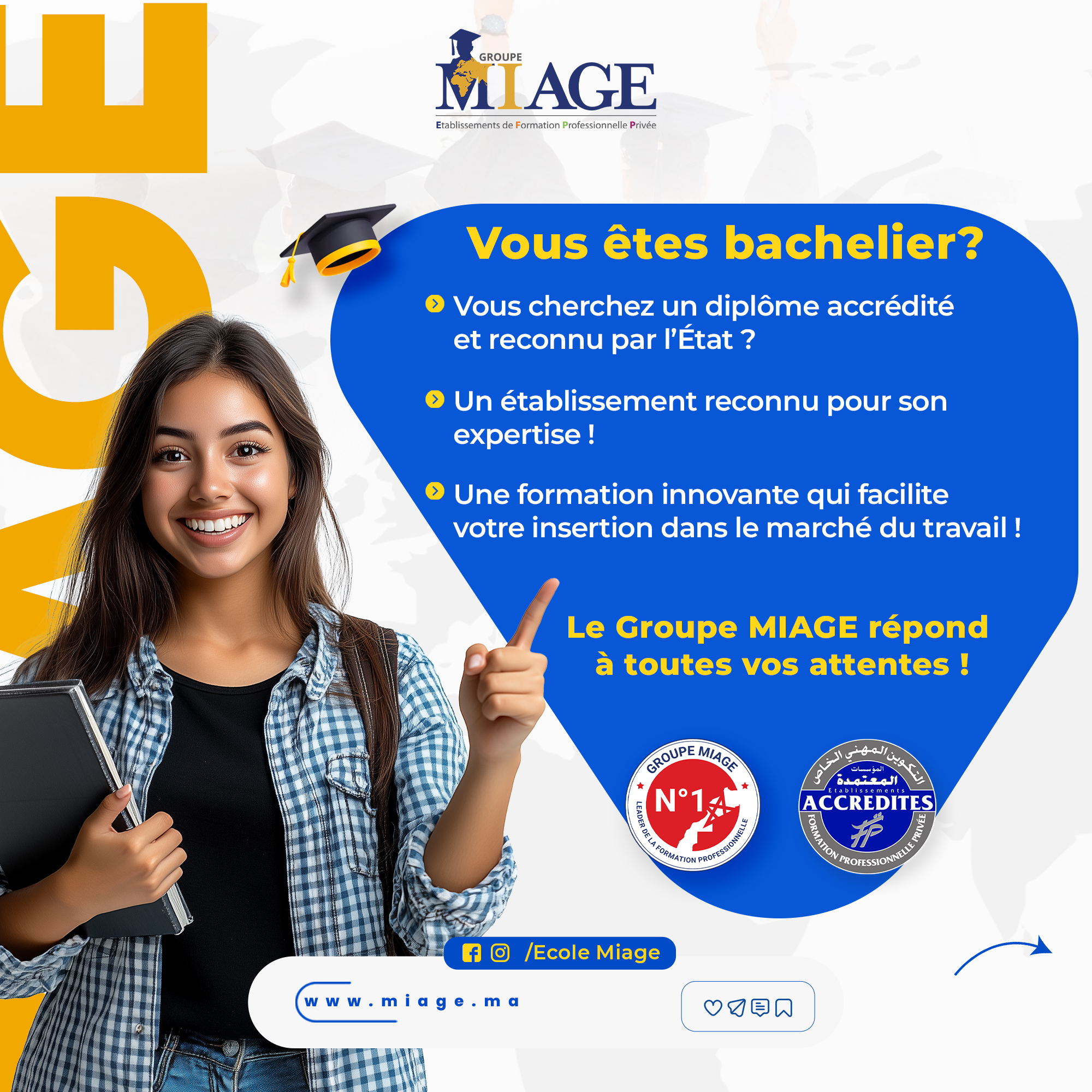 Ecole Miage Rabat Salé added a... - Ecole Miage Rabat Salé
