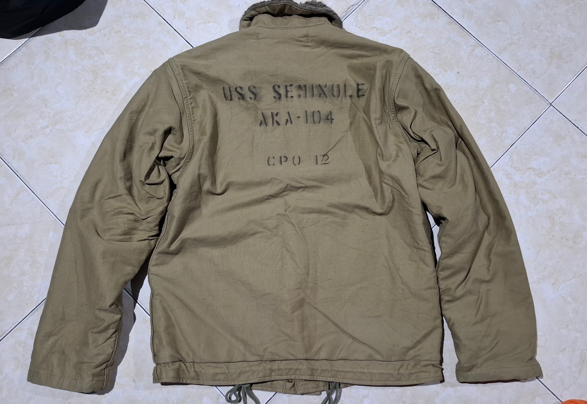 Rare khaki green N-1 deck jacket for sale