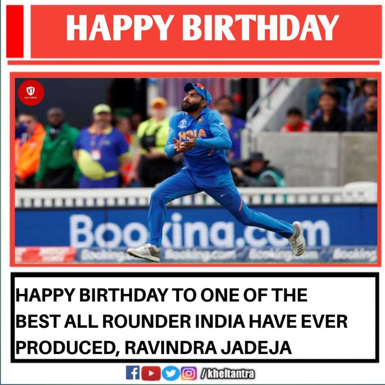 Kheltantra - Happy Birthday Ravindra Jadeja.
