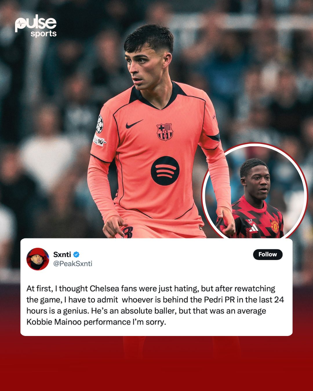 ‘The Pedri’s performance against... - Pulse Sports Nigeria | Facebook