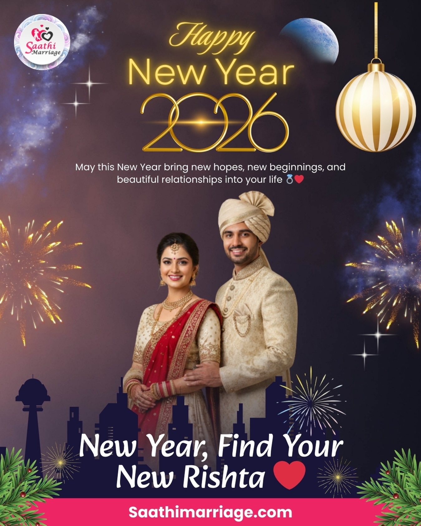 Saathimarriage - Step into 2026 with new hopes, new beginnings & a ...