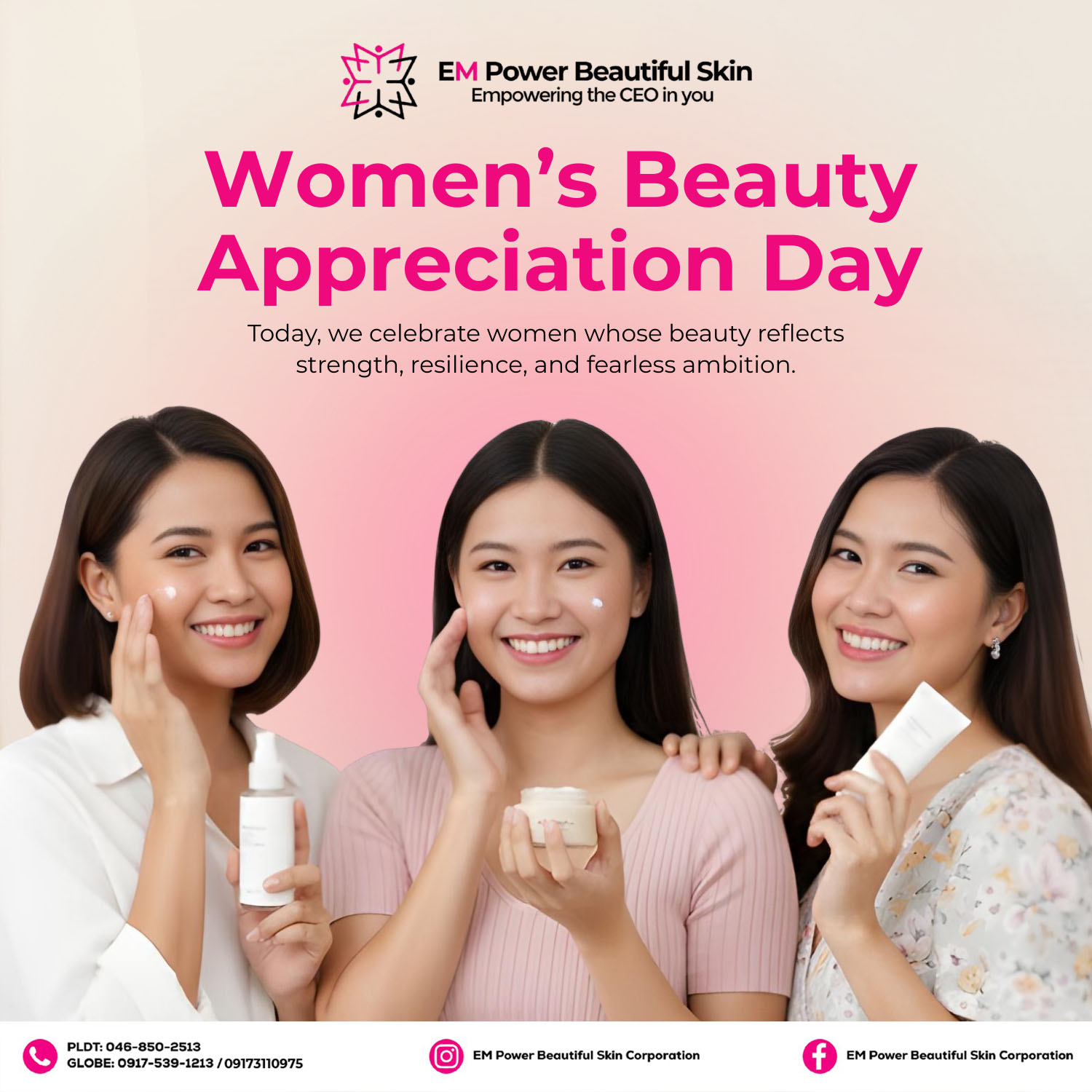 glutathione endorsed by gabby concepcion ✨ Strong. Resilient. Beautiful. But is your skin feeling tired? This Women's Beauty Appreciation Day, give yourself the glow you deserve with EM Power Beautiful Skin — trusted customers, resellers, clinics Brand_Fresh