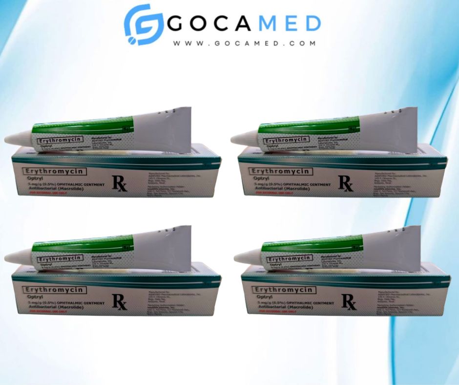 Goca - ERYTHROMYCIN OINTMENT (OPTRYL) ANTIBACTERIAL OPEN for RETAIL and ...