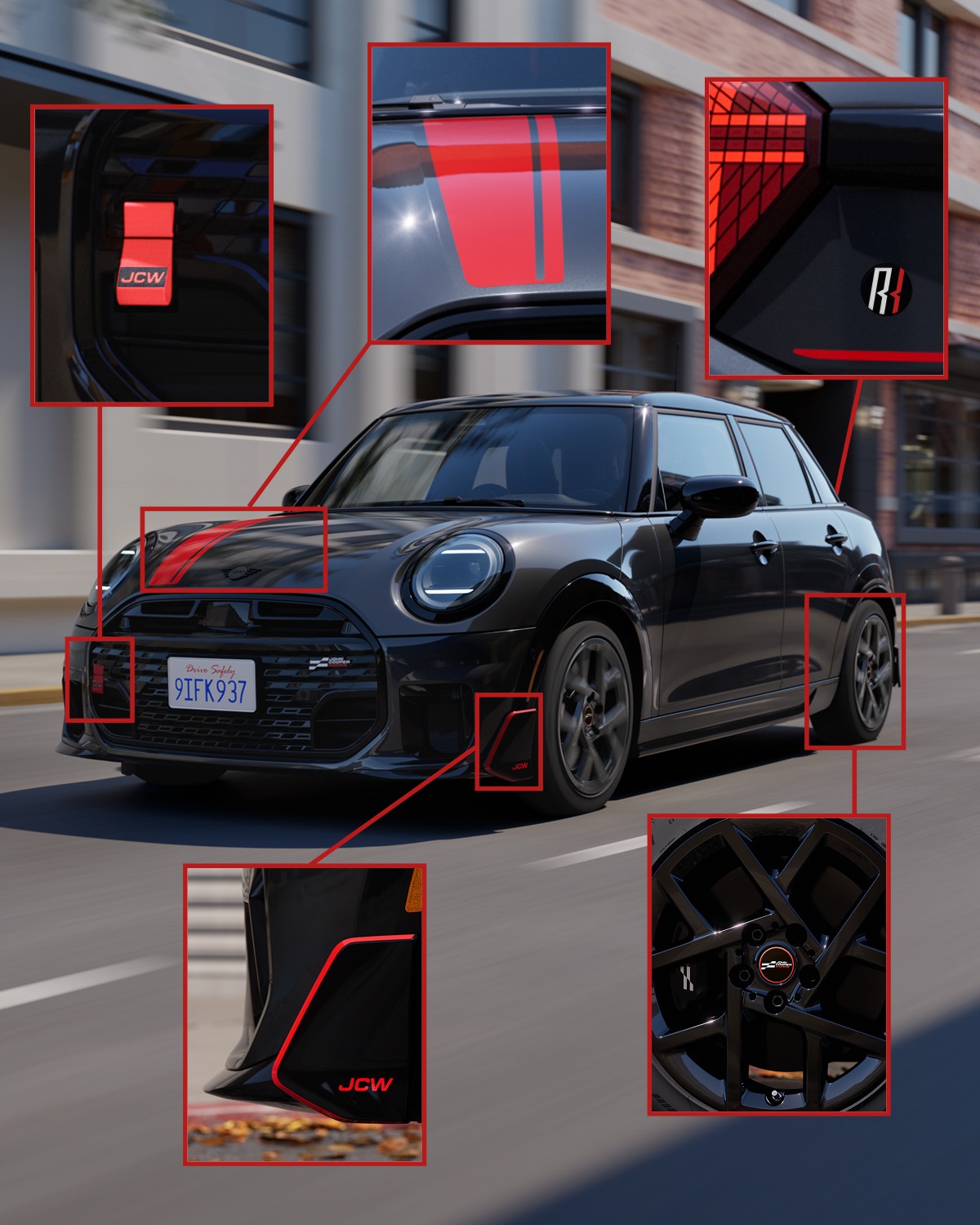 Get up close and personal with drop #2: The MINI Red Line. This