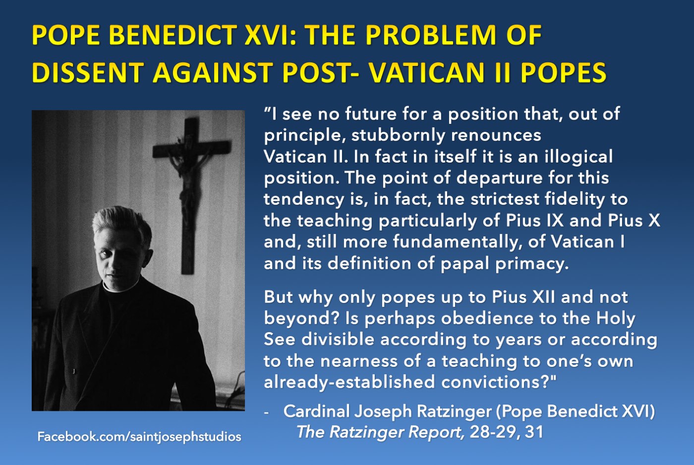 Saint - The Church's Magisterium is living and active at every moment ...