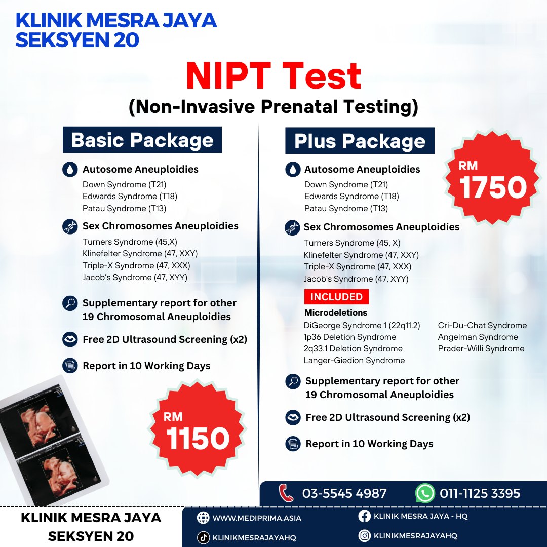 Klinik - NIPT is a non-invasive blood test that analyzes fetal DNA to ...