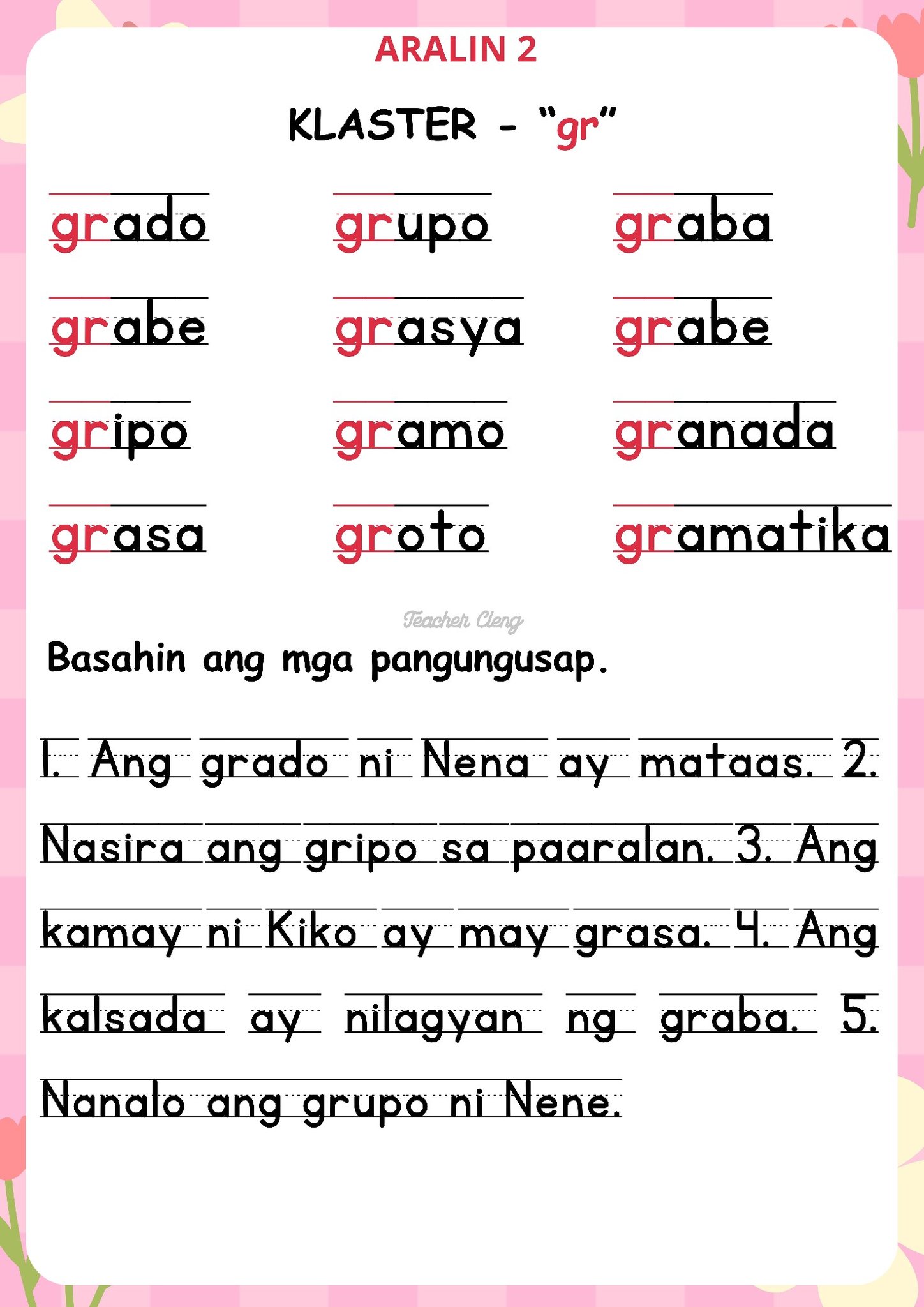 Teacher Cleng | Bulalacao