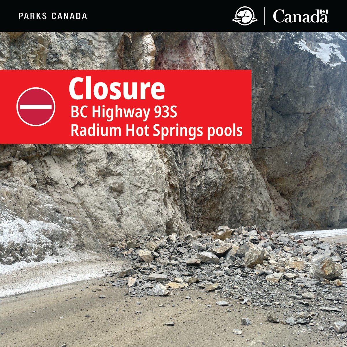 ⛔ BC Highway 93S and Radium Hot... - Kootenay National Park | Facebook