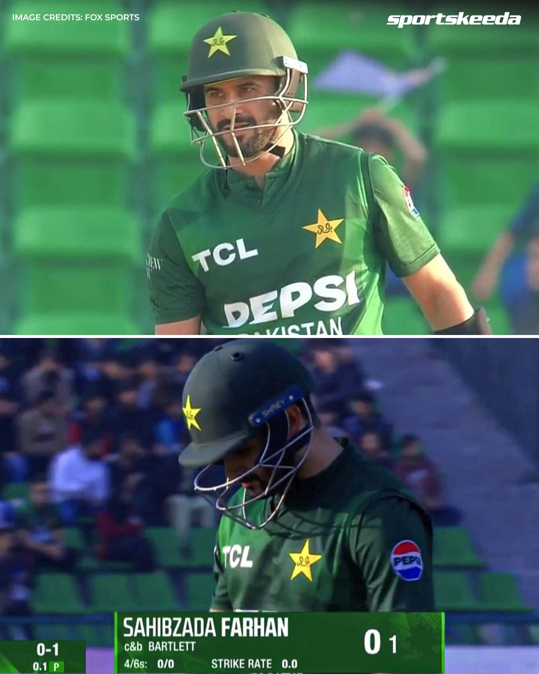 Sportskeeda - Xavier Bartlett takes just a single delivery to dismiss ...
