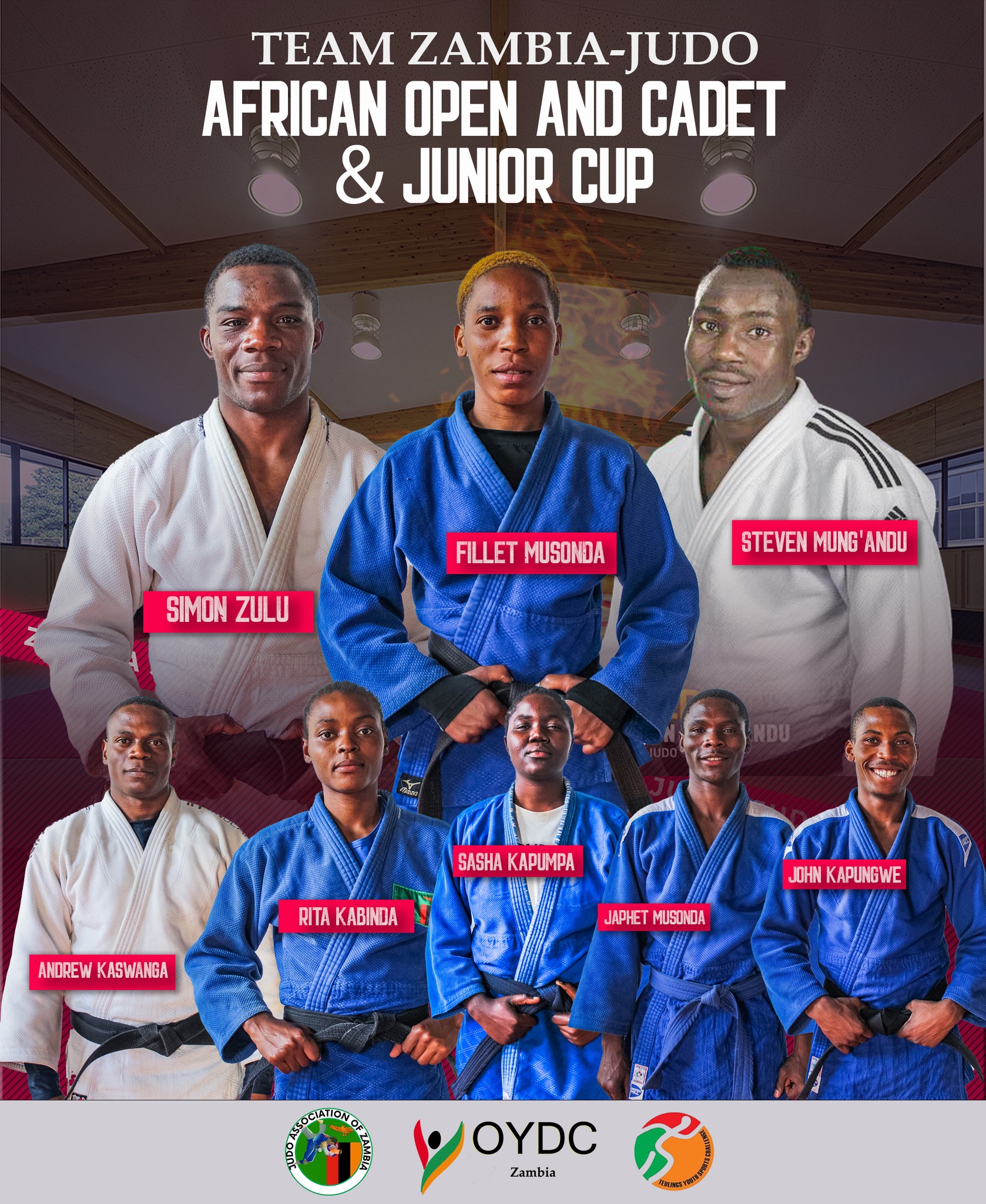 Zambia Judo Team... - OYDC Zambia - Sports Development Centre | Facebook