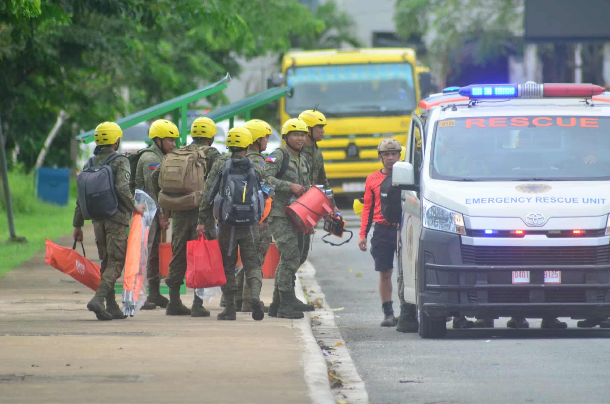 MyTV - LOOK: Two Philippine Air Force helicopters arrived in Bogo City ...