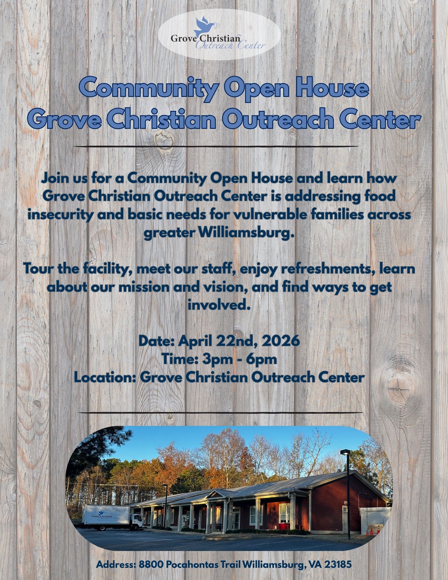 Grove Christian Outreach... - Grove Christian Outreach Center
