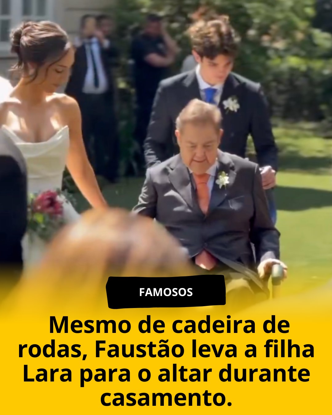 Velhos - Neste sábado (20), a família de Fausto Silva viveu um momento ...
