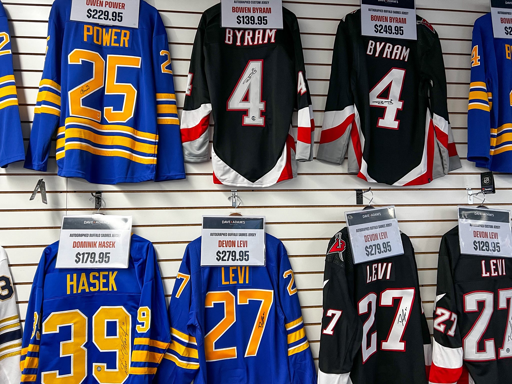 Did you know we have a HUGE selection of signed jerseys at the  display picture 1