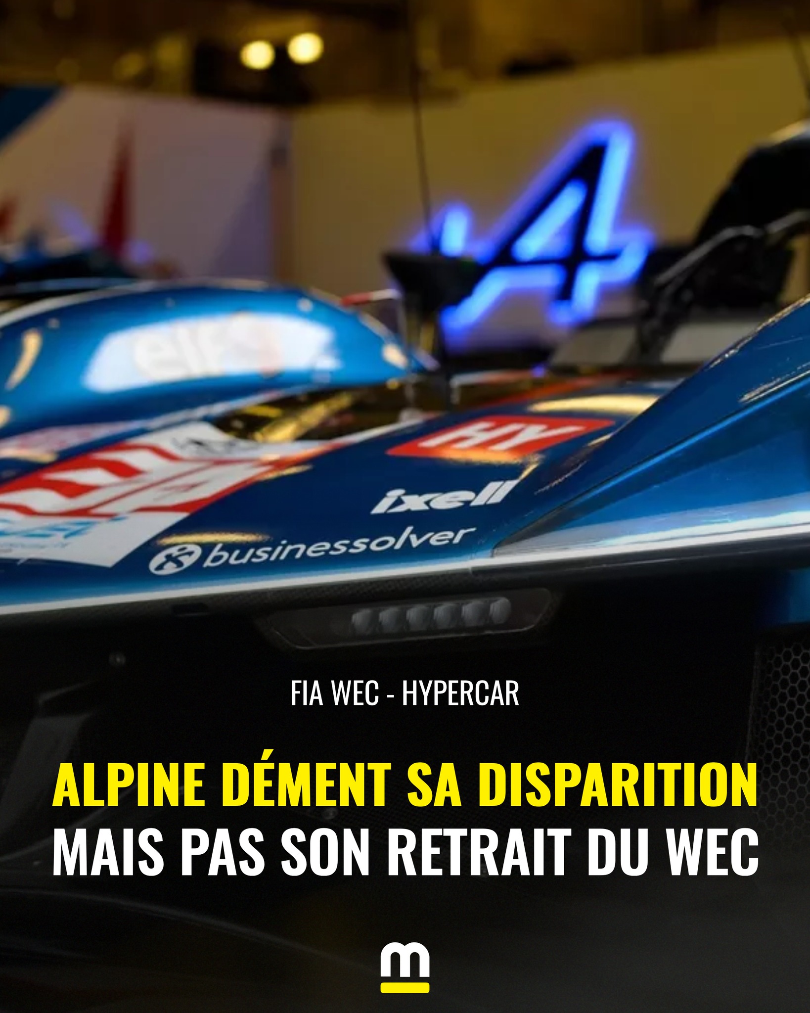 L'avenir d'Alpine en endurance... - Motorsport.com France | Facebook