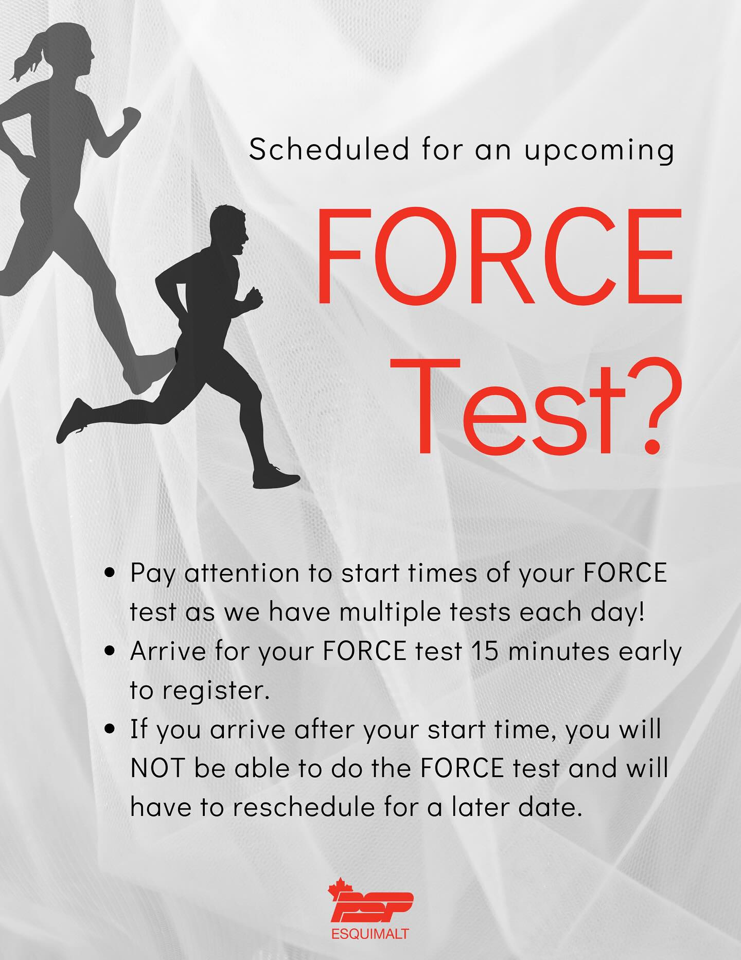 If you have a FORCE Test coming... - Naden Athletic Centre | Facebook