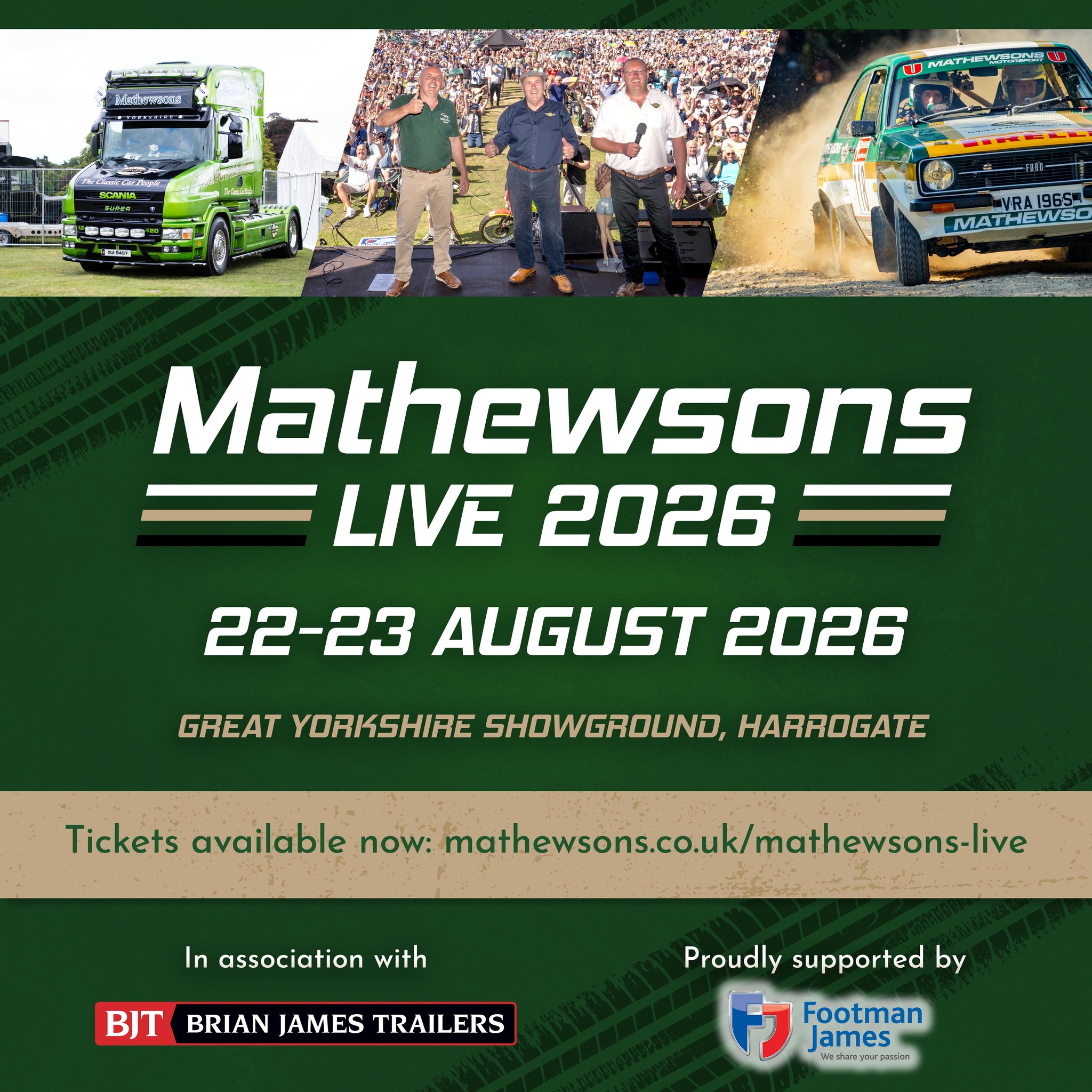 Mathewsons - Who's already got tickets for Mathewsons LIVE next year ...