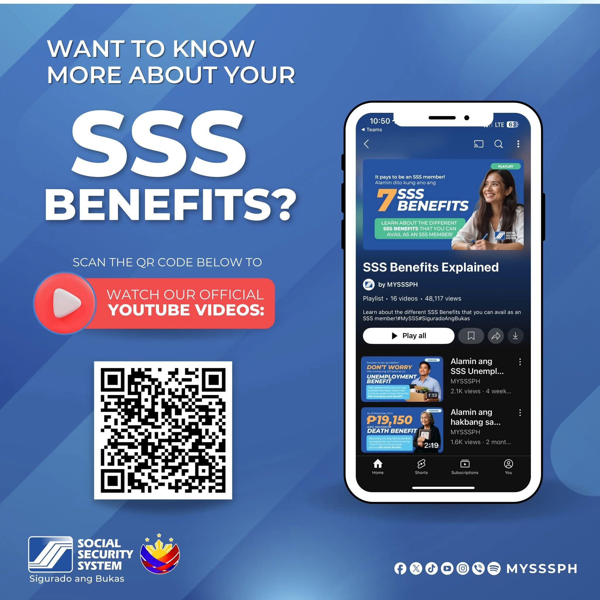 PIO - Know your SSS benefits — one video at a time. We’ve gathered all ...