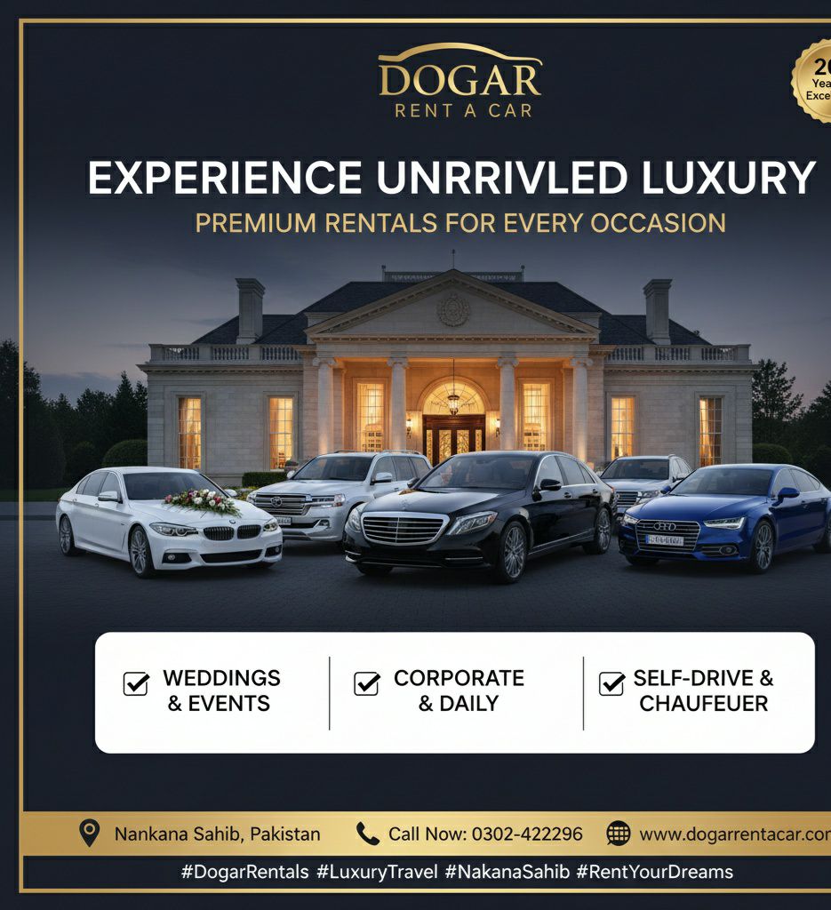 Dogar Rent A Car | Nankana Sahib