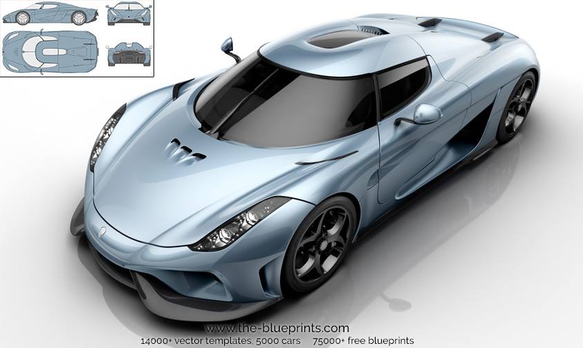 The-Blueprints.com - Koenigsegg Regera (2016) https://www.the ...