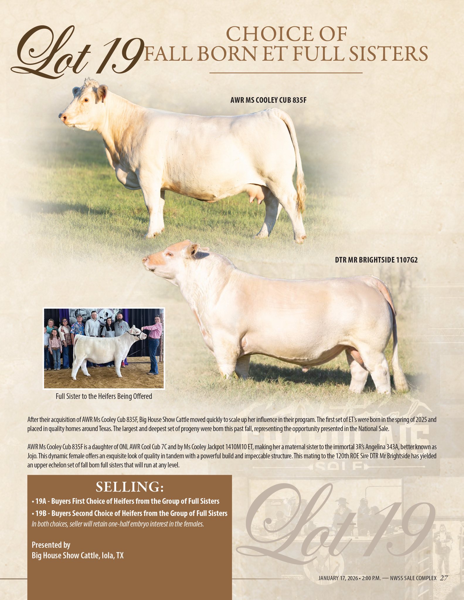 Big - Congratulations to the Blackshear family and Triple C ranch crew ...