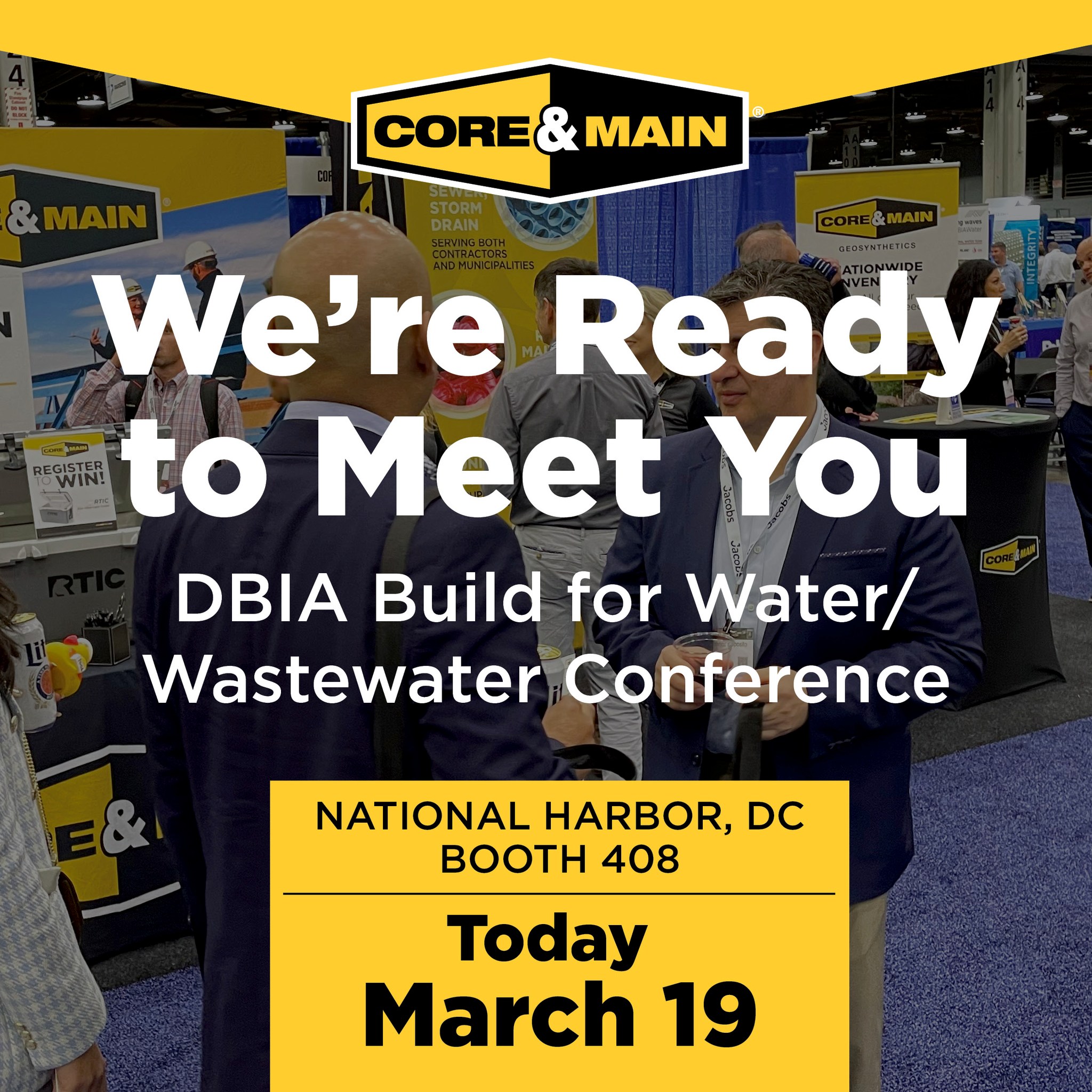 Core & Main - We're here at the DBIA Design-Build for Water/Wastewater ...