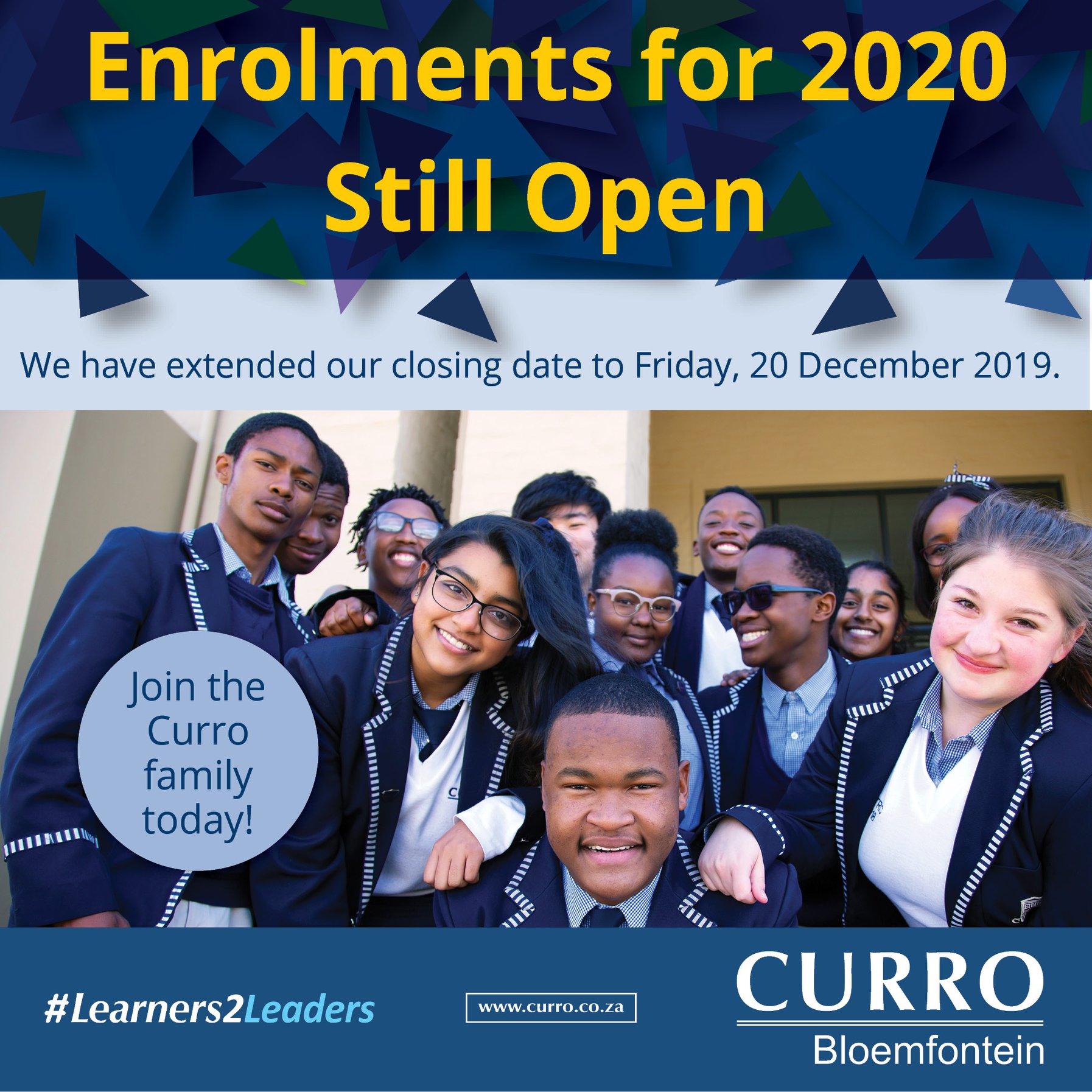 Schools out....but we are still open... - Curro Bloemfontein | Facebook