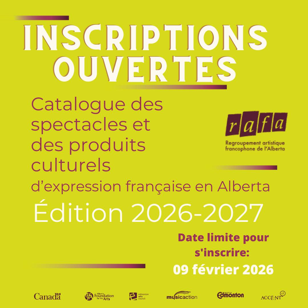 RAFA - Regroupement artistique francophone de l'Alberta | Edmonton AB