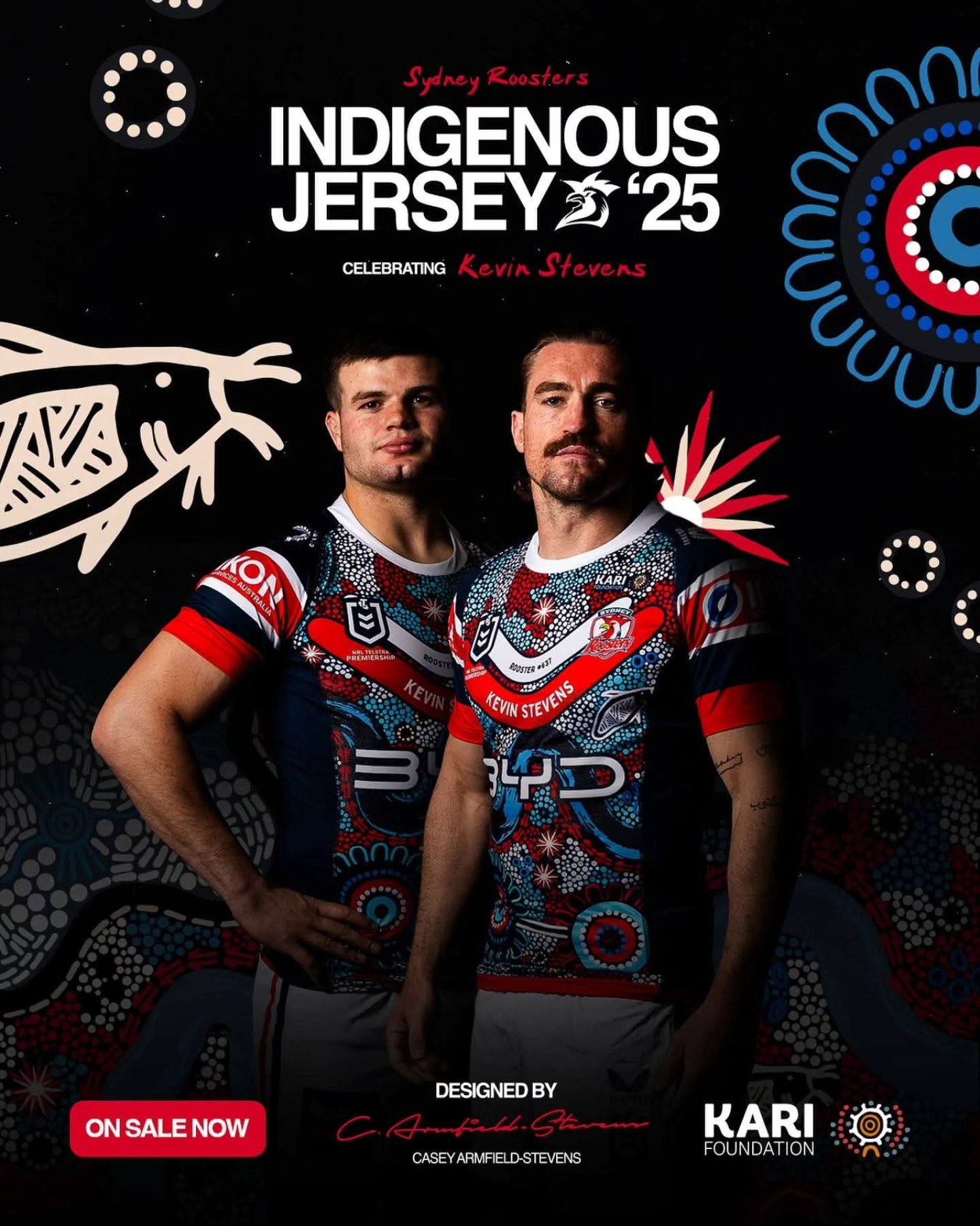 RL Jerseys - Sydney Roosters 2025 indigenous Jersey The... | Facebook
