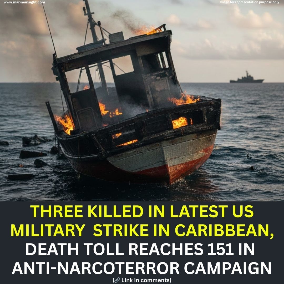 Marine Insight - 💥🚤 U.S. Military Kills 3 In Caribbean... | Facebook