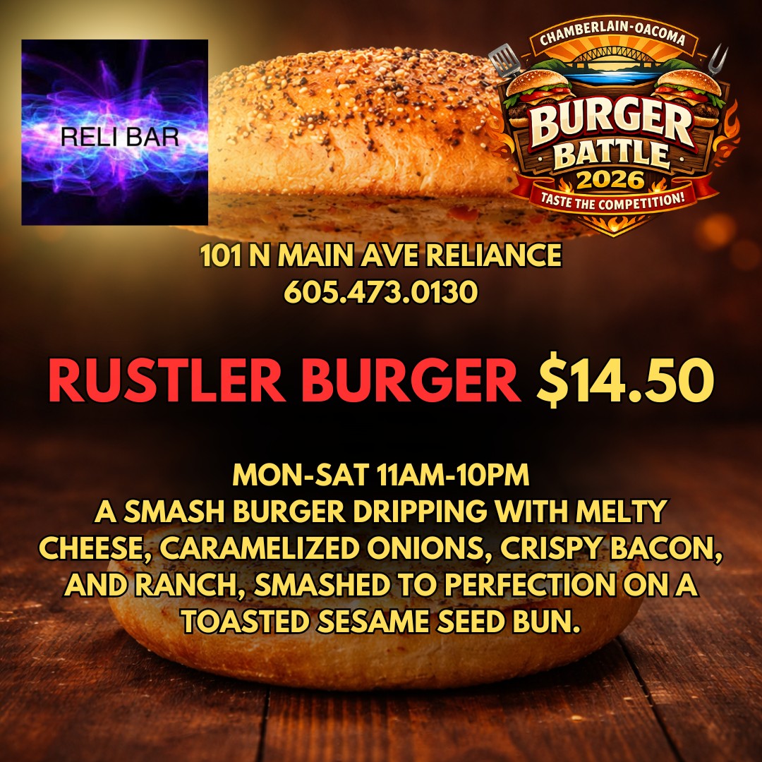 Chamberlain-Oacoma - 🍔🔥 BURGER BATTLE FEATURE 🔥🍔 Meet The Rustler ...