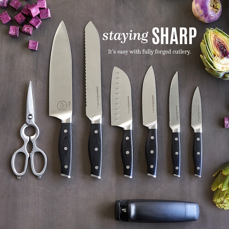 Starfrit 8-Piece Knife Set Bundle - 4 Paring Knives + 4 Multipurpose Knives With Protective Sheaths