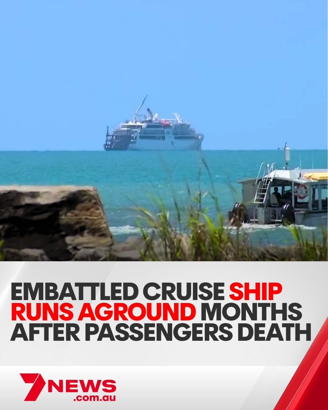 7NEWS - More than 100 passengers are stuck at sea after their ...