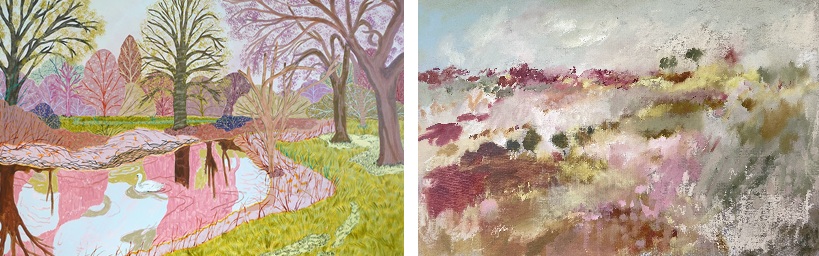 Opening of These Gentle Lands - paintings by Jo Rance and Polly Luce