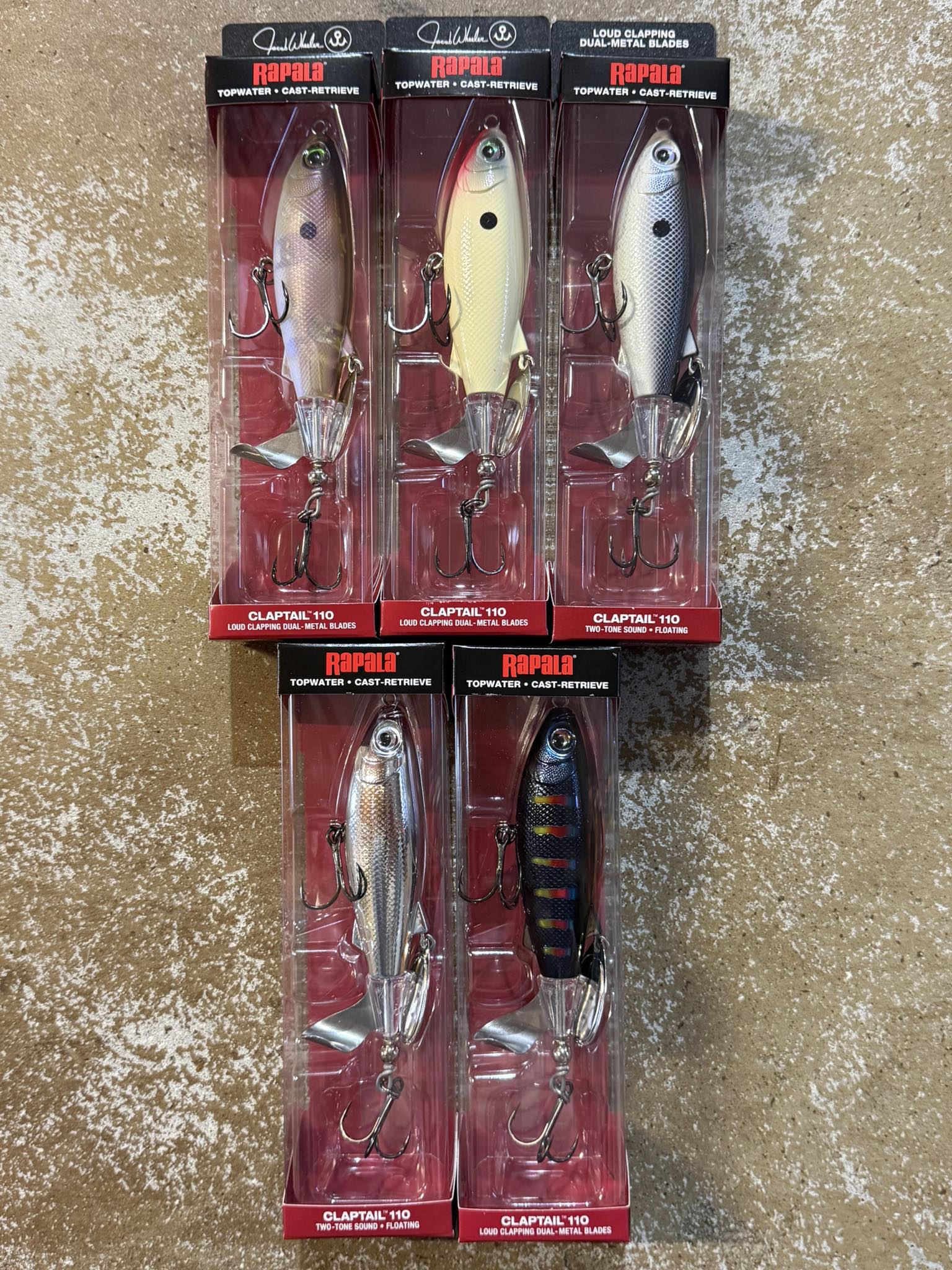 More colors in the Rapala ClapTail 110 have arrived!! 🎣 The