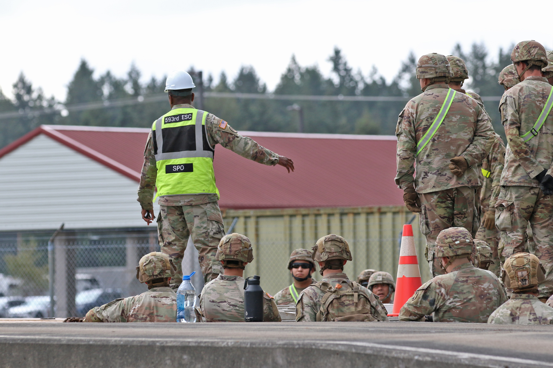 I Corps - Sergeant Major of the Army Michael Grinston talks with one ...