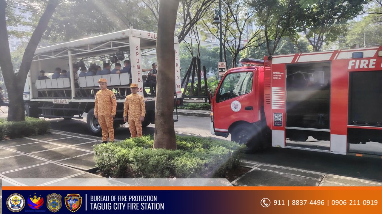 BFP - LOOK: Fire Truck Deployment 16 January 2026 Taguig City Fire ...