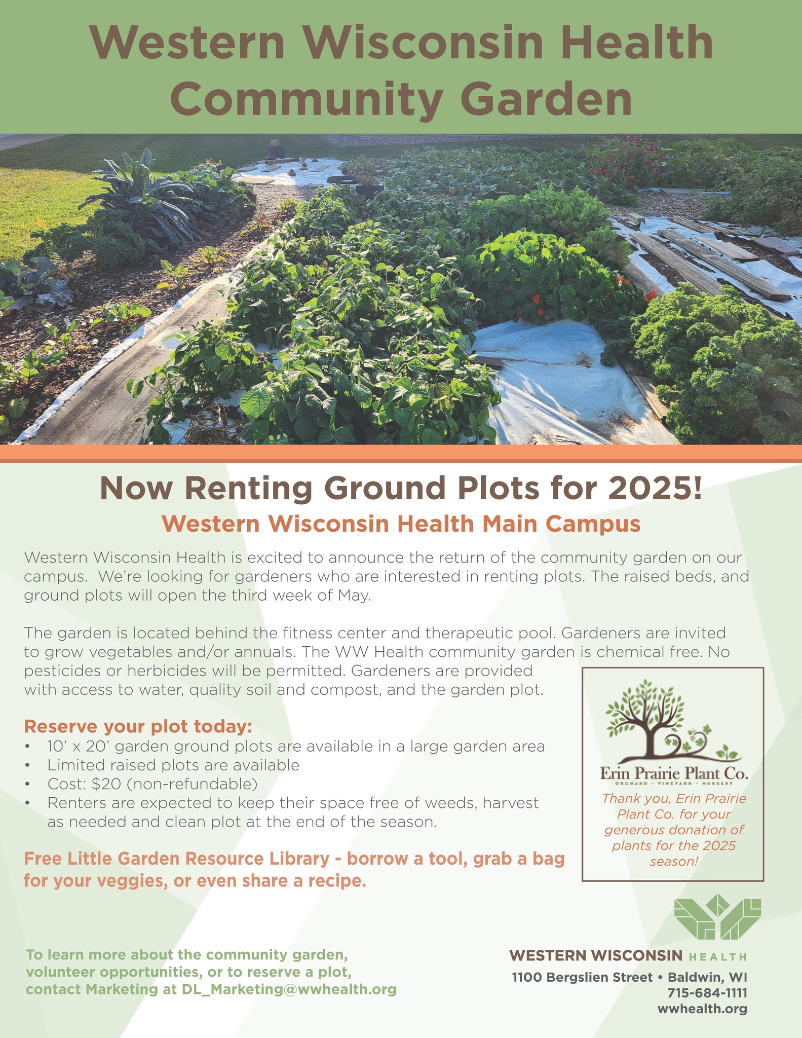 Western - 🌱 Rent a Plot - Community Garden is Back! 🌿 Western Wisconsin ...