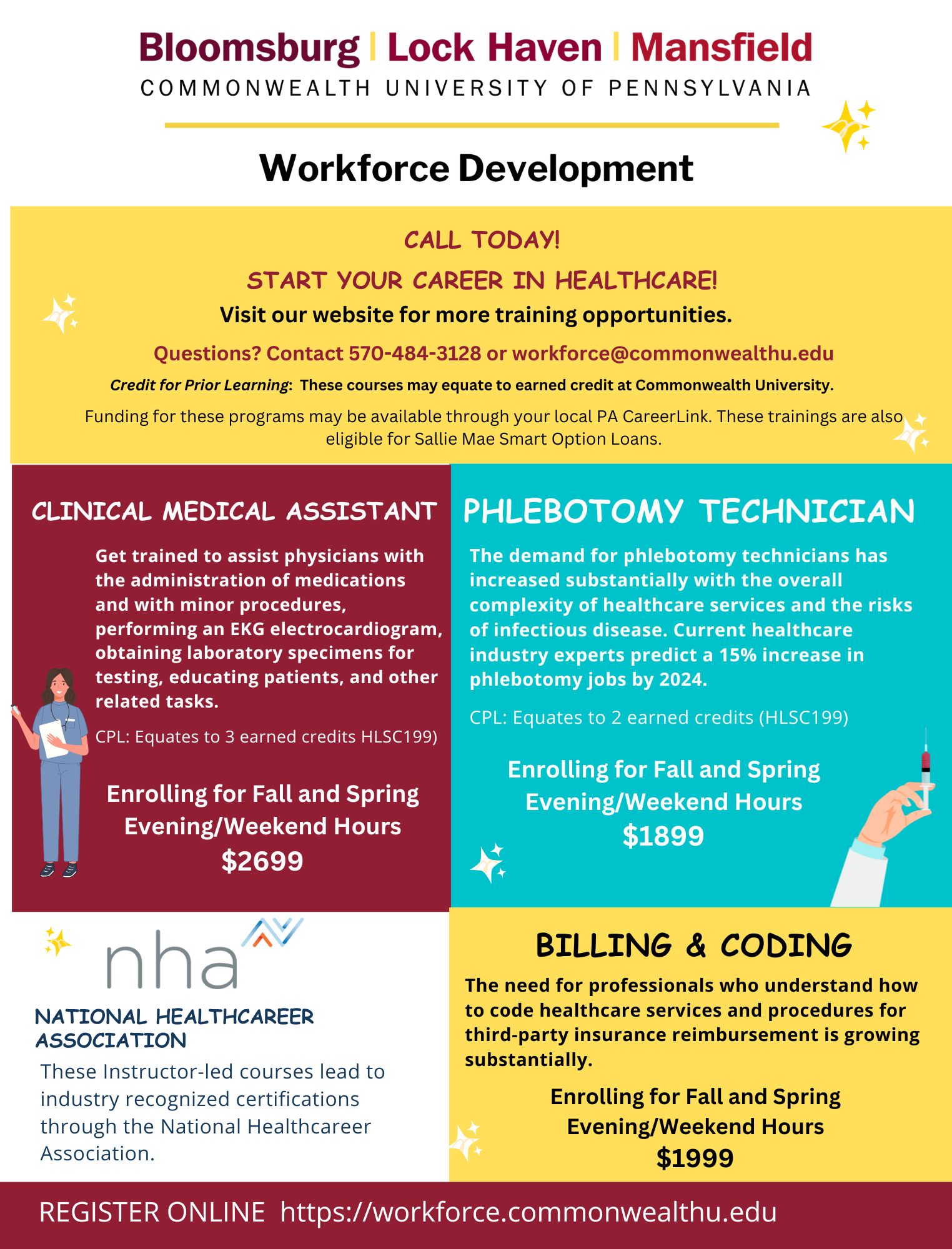 Commonwealth U Workforce Development | Lock Haven PA