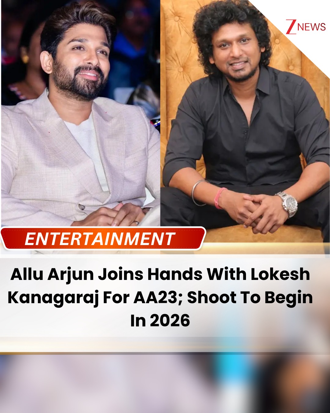 Zee - Allu Arjun Joins Hands With Lokesh Kanagaraj For AA23; Shoot To ...