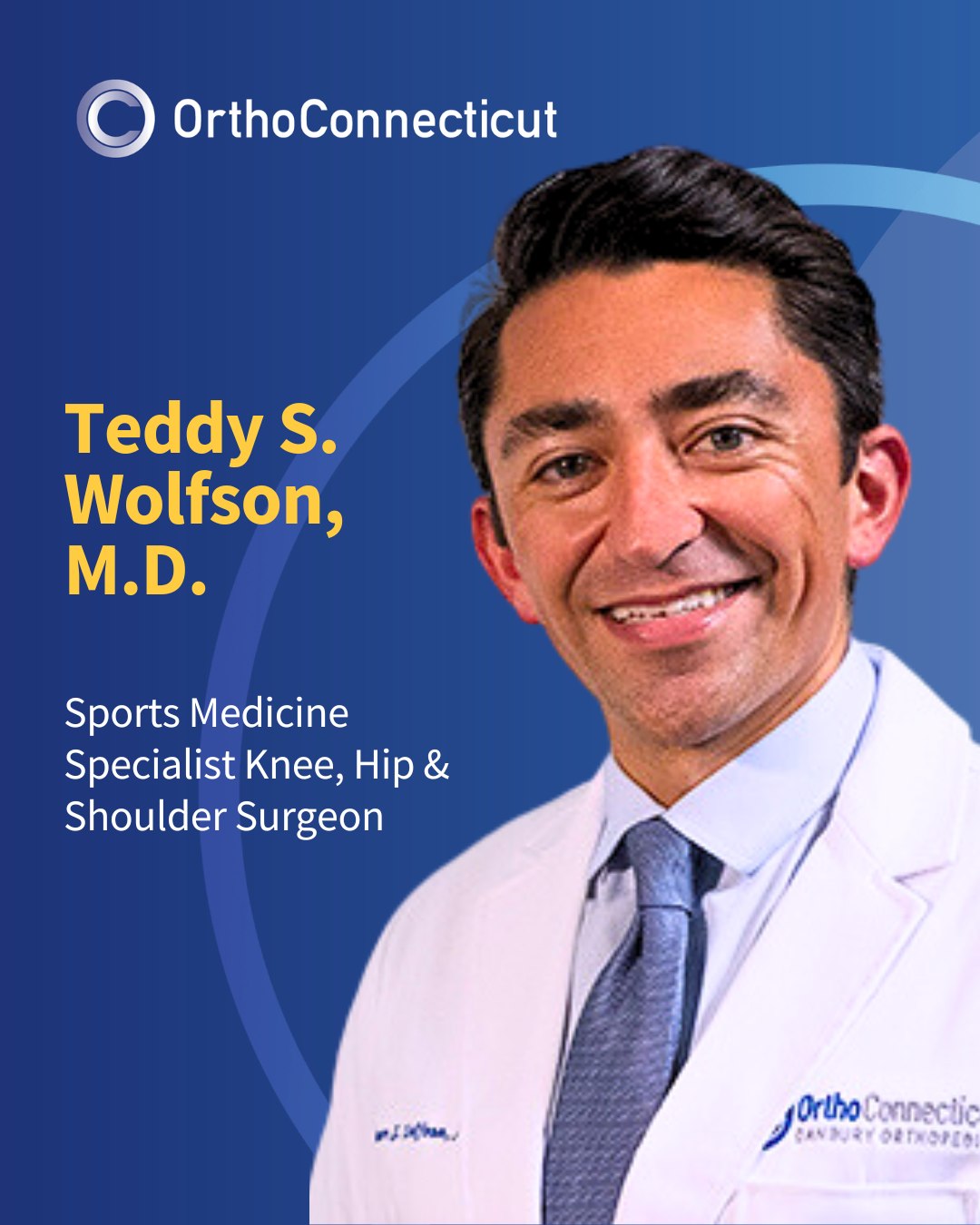 OrthoConnecticut - Meet Dr. Theodore S. Wolfson – Sports Medicine ...