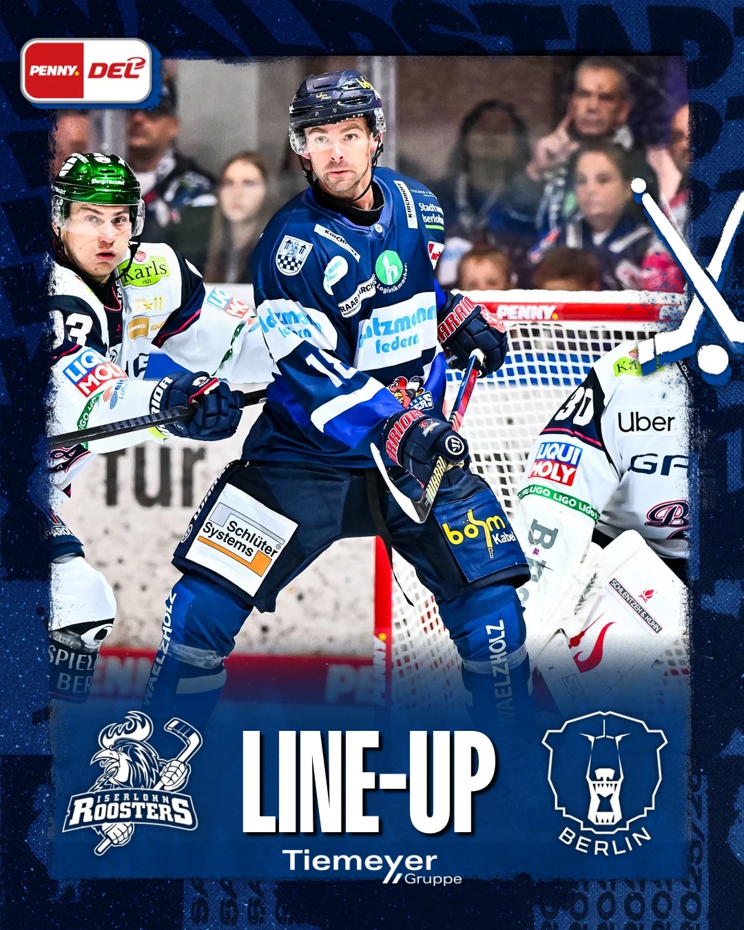 Maillot De Hockey Match DEL Iserlohn Roosters - Gardien #20 Neffin - Porté En Match - Allemagne